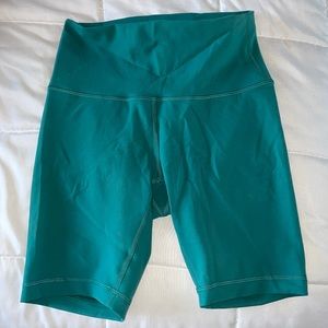 Lululemon wunder under biker shorts